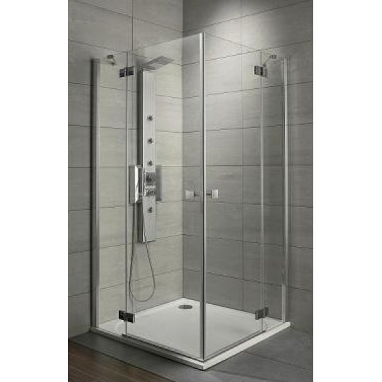 Душевой уголок Radaway Almatea KDD 100 100x80 стекло графит