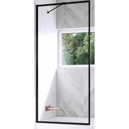 Шторка на ванну Radaway Modo New Black PNJ Frame 100 (прозрачное)