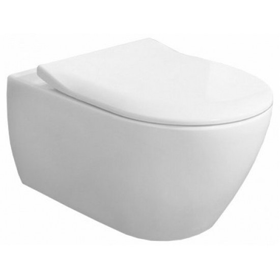 Унитаз подвесной Villeroy & Boch SUBWAY 2.0 PLUS 5600 10 R1 (56001 0R 1P) 37x56 белый
