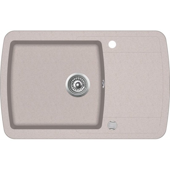 Кухонная мойка Aquasanita LIRA SQL 101 110 AW 78x50 Beige