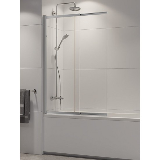 Шторка на ванну New Trendy SENSI 85x150 стекло прозрачное