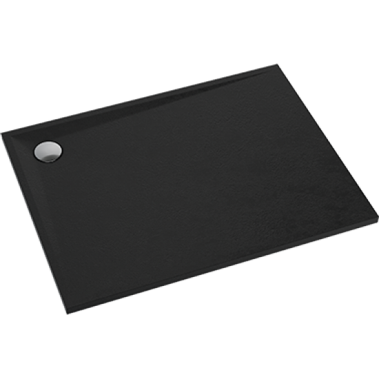 Душевой поддон Omnires Stone 120x80 черный матовый