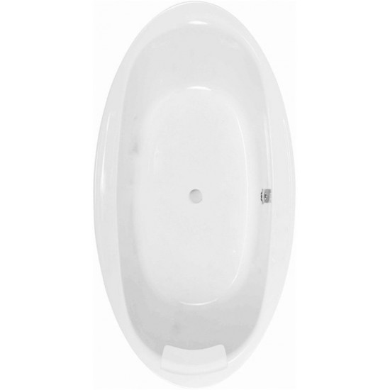 Ванна акриловая Poolspa Aura 204x103 с ножками