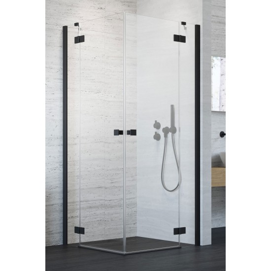 Душевой уголок Radaway Essenza New Black KDD 100x100 прозрачное/черный