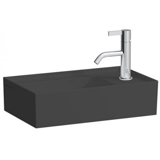 Умывальник Laufen Kartell by Laufen 8.1533.4.020.111.1 полочка справа черный Умывальник Laufen Kartell by Laufen 8.1533.4.020.111.1 полочка справа черный