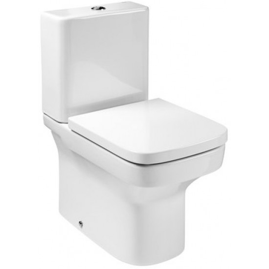 Унитаз напольный Roca Dama Compact 342787000 + 341782000 + 801780004 с баком и крышкой