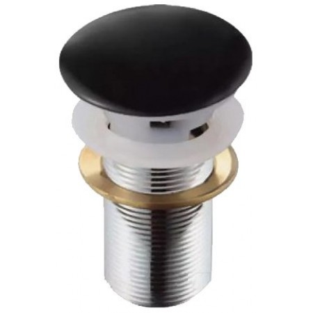 Донный клапан Ceramalux RD021 без перелива черный матовый