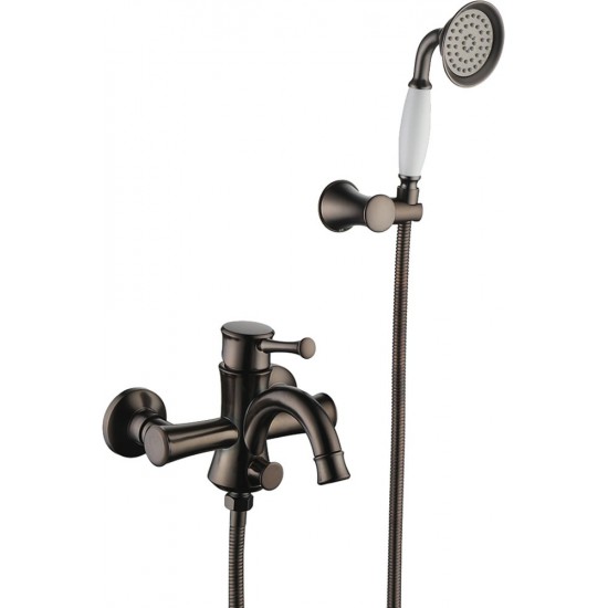 Смеситель для ванны Lemark Peretto LM6302RB черный кофе