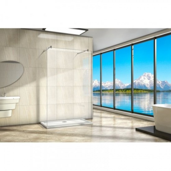 Душевой уголок Welt-Wasser WW400 Walk-in 100H-2 100x185