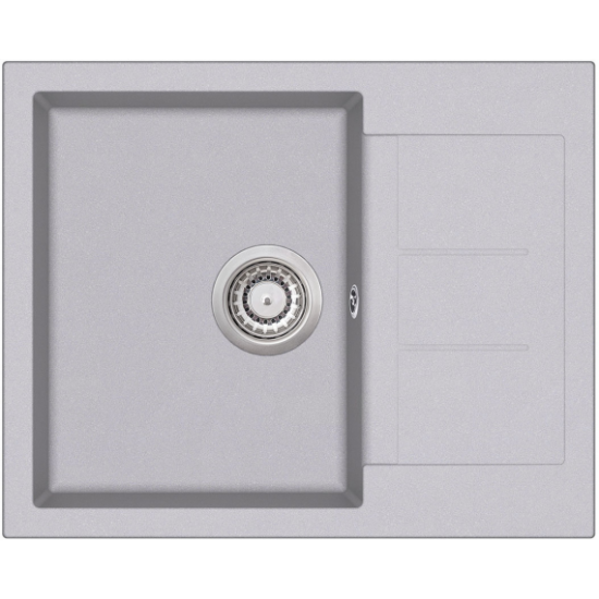 Кухонная мойка Aquasanita Tesa SQT 102 202 AW 62x50 Alumetallic