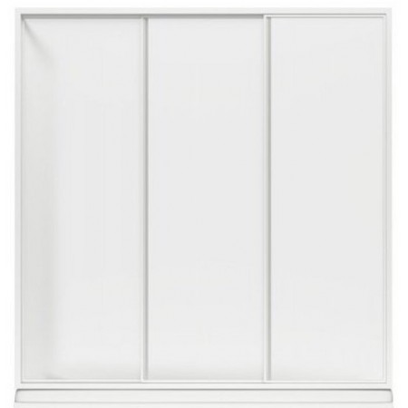 Шторка для ванны Bas Лима 130x145 3 створки стекло прозрачное