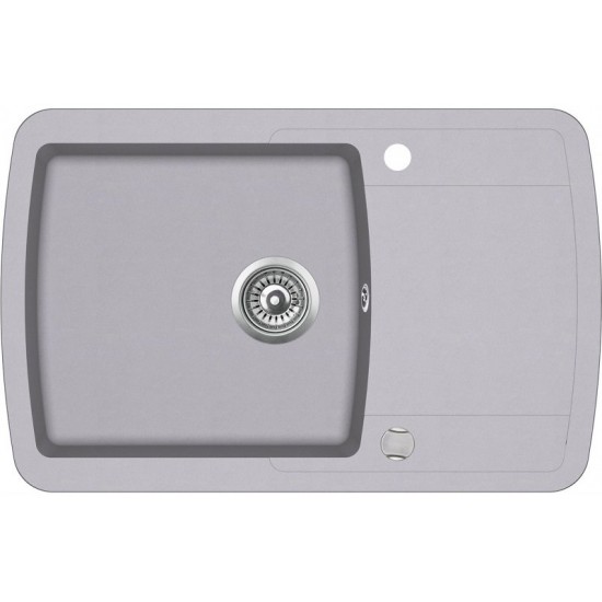 Кухонная мойка Aquasanita LIRA SQL 101 202 AW 78x50 Alumetallic