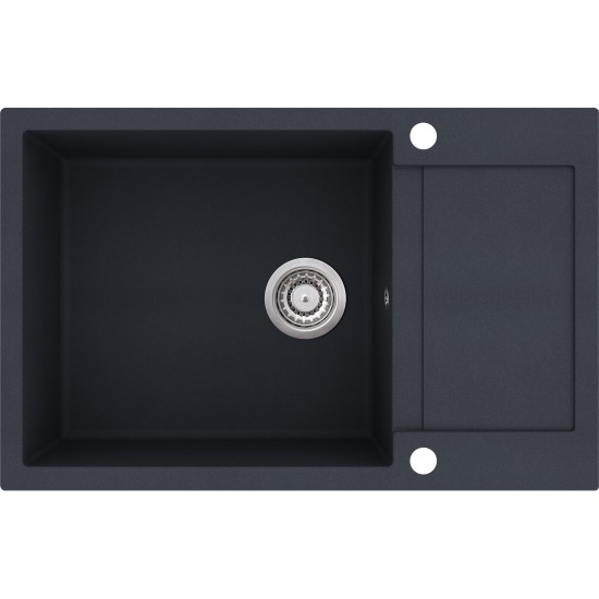 Кухонная мойка Aquasanita Tesa plus SQT 105 222 AW 78x50 graphite