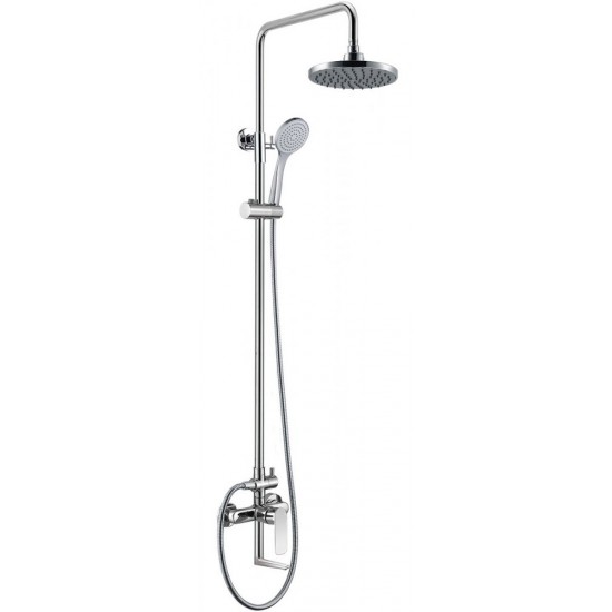 Душевая стойка ABBER Weiss Insel AF8014 с изливом хром
