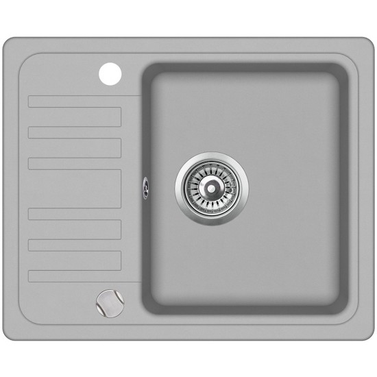 Кухонная мойка Aquasanita NOTUS SQ 102 220 AW 57,5x46 Argent