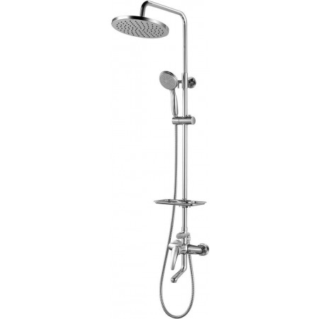 Душевая стойка Lemark Linara LM0462C для ванны и душа с регулируемой высотой штанги