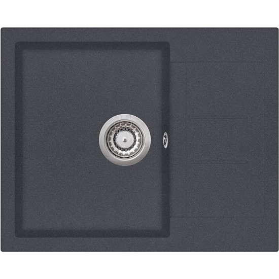 Кухонная мойка Aquasanita Tesa SQT 102 222 AW 62x50 Graphite