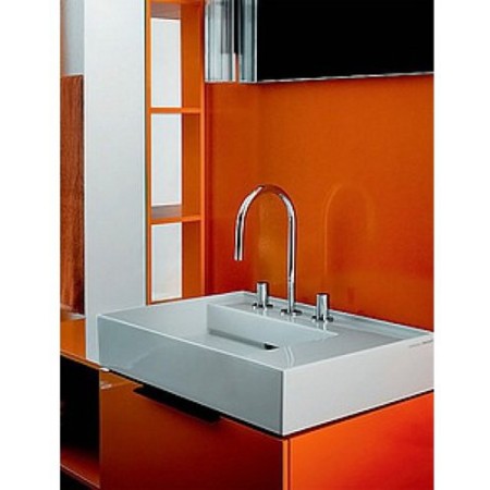 Раковина- чаша с полочкой справа Laufen Kartell by Laufe 8.1033.4.000.104.1 60x46