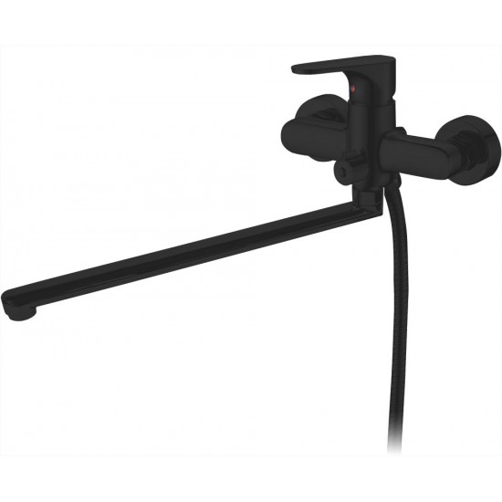 Смеситель для ванны ABBER Eleganz AF8314B черный
