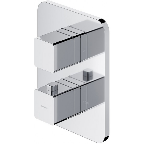 Смеситель для ванны Omnires Parma PM7436 CHR с термостатом