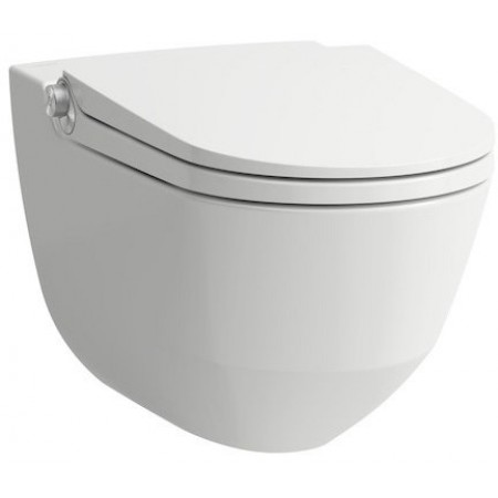 Унитаз-биде Laufen Cleanet Riva подвесной 8.2069.1.400.000.1 39.5x60 Rimless SoftClose