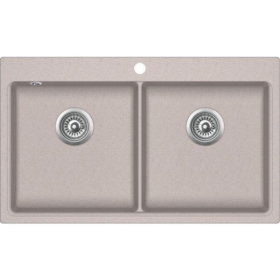 Кухонная мойка Aquasanita MAGNA SQM 200 110 AW 86x51 Beige