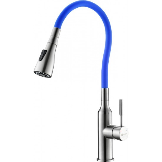 Смеситель для кухни Lemark Expert LM5082S-Blue синий