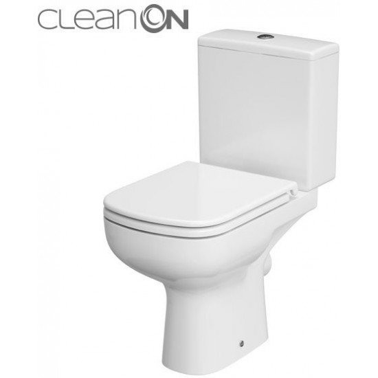 Унитаз-компакт напольный Cersanit COLOUR NEW CLEAN ON 011 (573) 65x37 Унитаз-компакт напольный Cersanit COLOUR NEW CLEAN ON 011 (573) 65x37