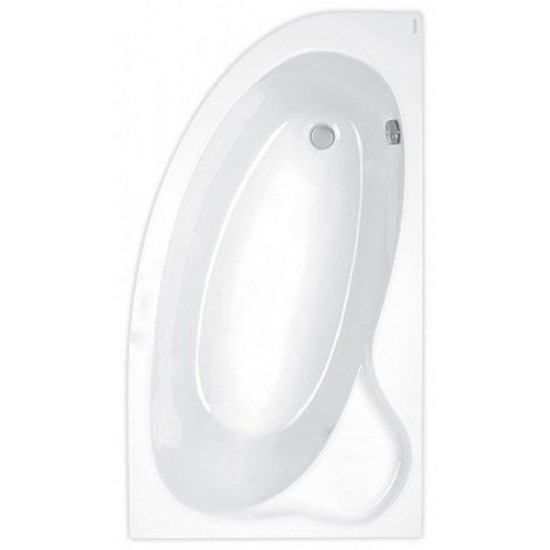 Ванна акриловая Poolspa NIMFA 160x90 (правая) с ножками