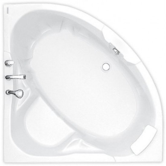 Ванна акриловая Poolspa Triangel 155x155 с каркасом