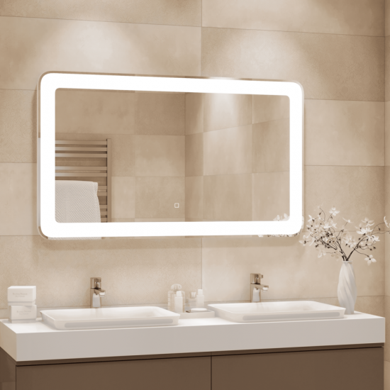 Зеркало Континент Velvette LED 80x70