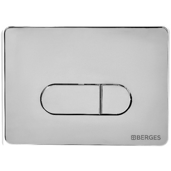 Клавиша для инсталляции Berges Novum D3 040033 хром глянец