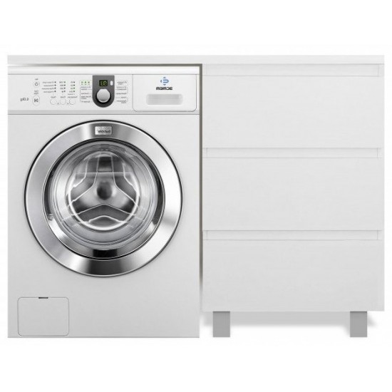 Тумба с раковиной Эстет Dallas Luxe 130,2x48,2 для установки со стиральной машиной (3 ящика) правая