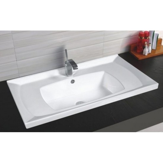 Умывальник CeramaLux NY J841 - 80 80x46
