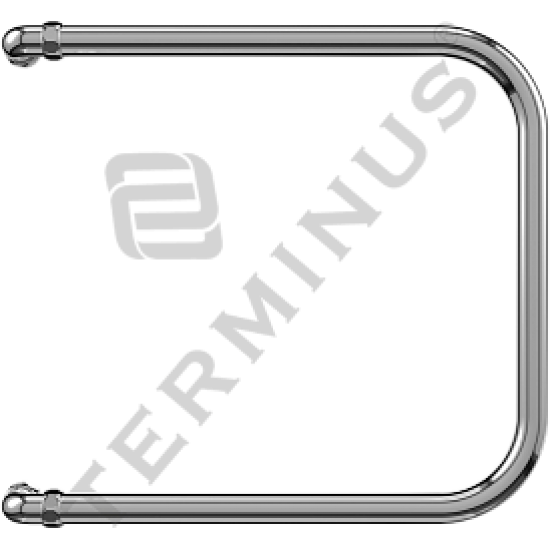 Полотенцесушитель Terminus П-образный 32 (1") Эконом 400x352