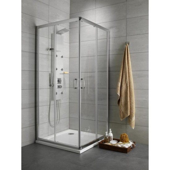 Душевой уголок Radaway Premium Plus D 90x75x190 прозрачное/хром