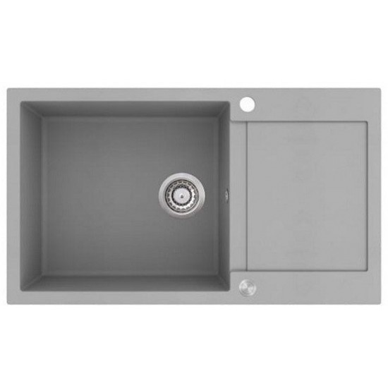Кухонная мойка Aquasanita Tesa plus SQT 104 221 AW 86x50 light grey