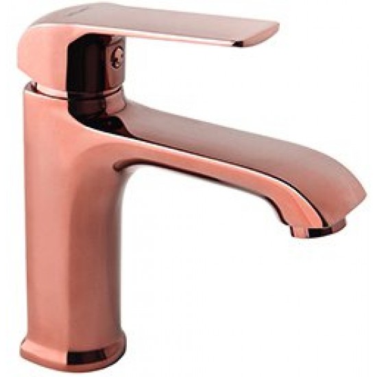 Смеситель для умывальника Valvex Aurora Rose Gold 2445200 с донным клапаном