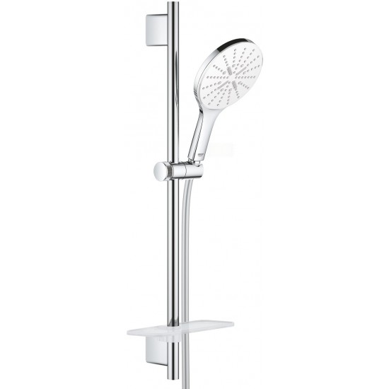 Душевой гарнитур Grohe Rainshower SmartActive 150 26592LS0 белая луна (штанга 60 см)