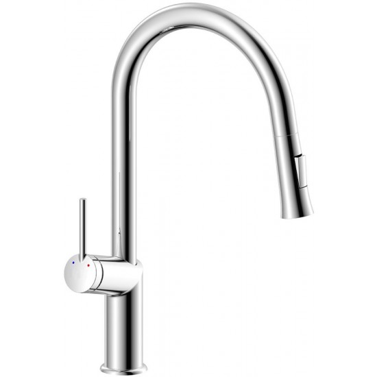 Смеситель для кухни Lemark Minima LM3850C с вытяжным изливом