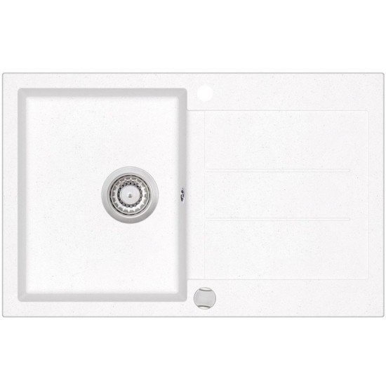 Кухонная мойка Aquasanita Tesa SQT 101 710 AW 78x50 alba