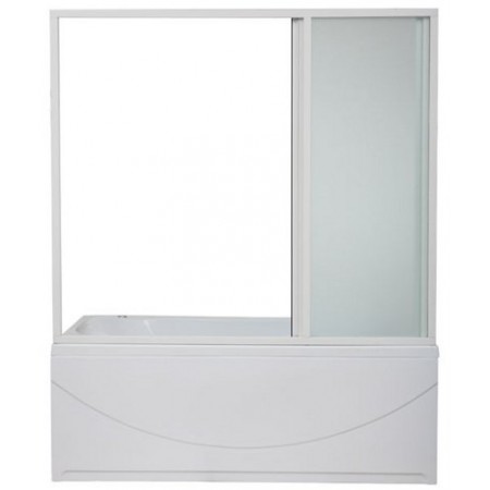 Шторка на ванну BAS Ахин 170 (3 створки, пластик)