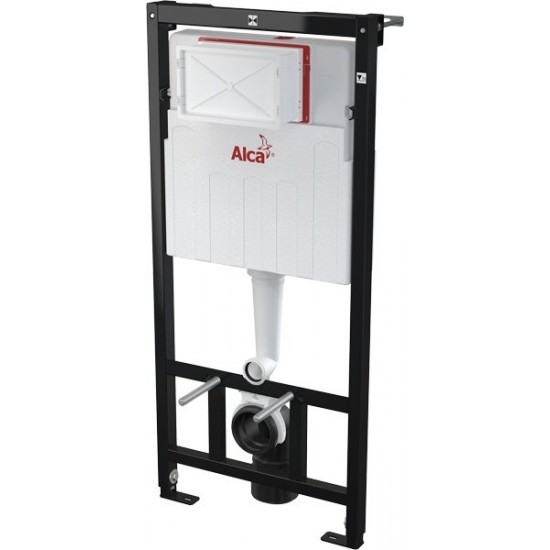 Инсталляция ALCAPLAST AM101/1120-BL-01 (старый арт. AM101/1120) Sadroмodul + дозатор для гигиенических таблеток