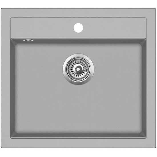 Кухонная мойка Aquasanita QUADRO SQQ 100 220 W 56,5x51 Argent