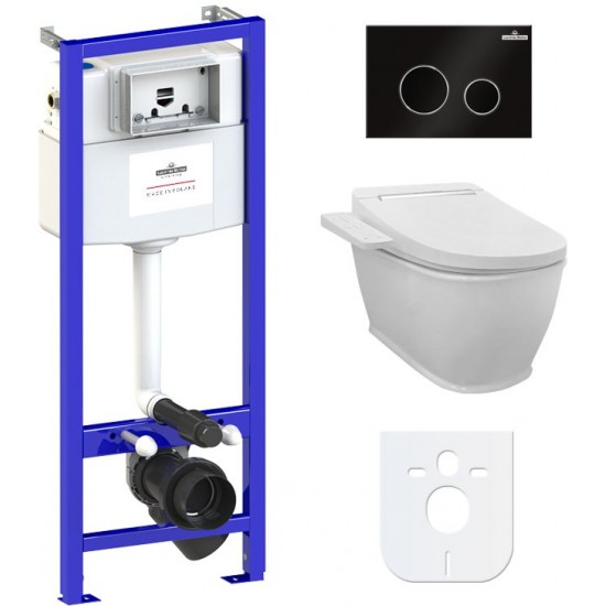 Комплект инсталляции и унитаза 5 в 1 Lavinia Boho Smart F-Control 3930011R(состоит из 3301002R, VB-3000, 38010010, 380502MB)