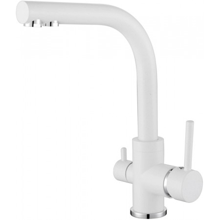 Смеситель для кухни AquaSanita Akvaduo 2663 710 alba