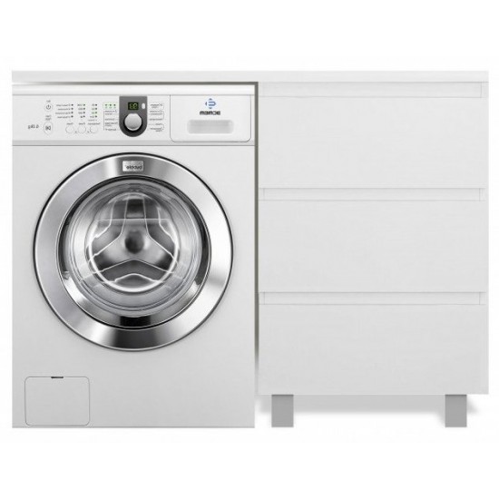 Тумба с раковиной Эстет Dallas Luxe 120,2x48,2 для установки со стиральной машиной (3 ящика) правая