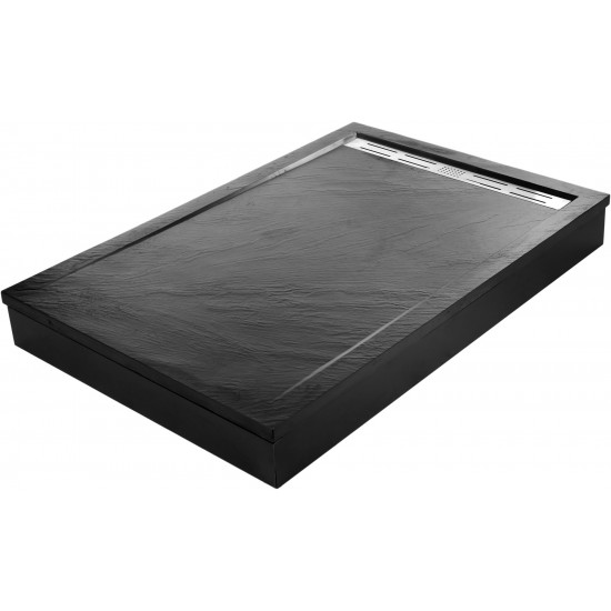 Душевой поддон Welt-Wasser WW TRS 12080 STONE-BL 120x80x3 черный Душевой поддон Welt-Wasser WW TRS 12080 STONE-BL 120x80x3 черный