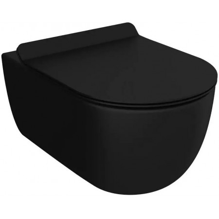 Унитаз подвесной Bocchi V-Tondo Compacto Rimless 1417-004-0129 36x49 черный матовый