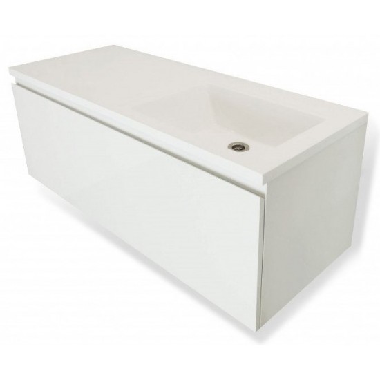 Тумба с раковиной Эстет Dallas Luxe 100,2x48,2 (1 ящик) правая